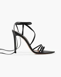 Gianvito Rossi 105 leather sandals - Black Black