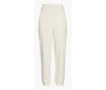 French cotton-terry track pants - Neutral