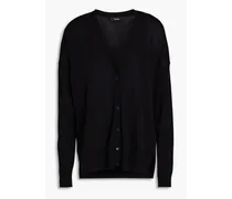 Karenia cotton-blend cardigan - Black