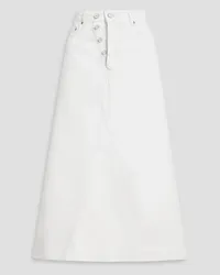 Ganni Denim maxi skirt - White White