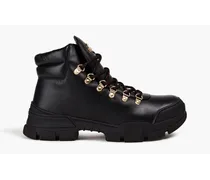 Leather hiking boots - Black