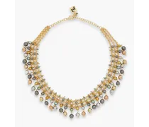 Eufonia gold-tone hematite necklace - Metallic