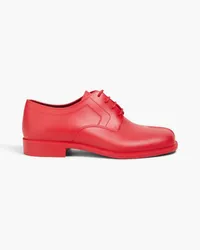 Maison Margiela Tabi split-toe PVC brogues - Red Red