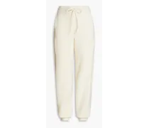 Knitted track pants - White