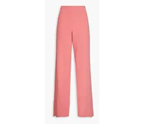 Crepe wide-leg pants - Pink
