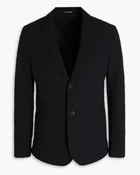 Emporio Armani Cloqué blazer - Black Black