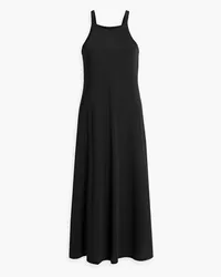 ATM Cotton-jersey midi dress - Black Black