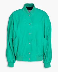 IRO Leather bomber jacket - Green Green