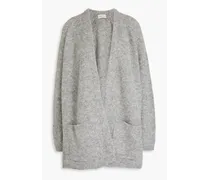 Mélange knitted cardigan - Gray