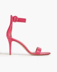 Gianvito Rossi Portofino 85 leather sandals - Pink Pink