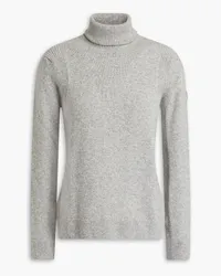 FUSALP Stephanie mélange wool and cashmere-blend turtleneck sweater - Gray Gray