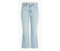 High 'N' Tight Crop Mini Boot cropped high-rise bootcut jeans - Blue