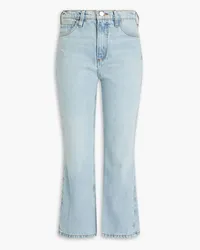 Frame Denim High 'N' Tight Crop Mini Boot cropped high-rise bootcut jeans - Blue Blue