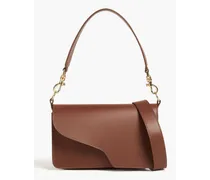 Assisi leather shoulder bag - Brown