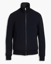 Sandro Wool-blend felt jacket - Blue Blue