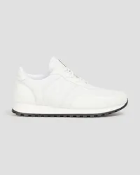 Giuseppe Zanotti Jima cracked-leather sneakers - White White