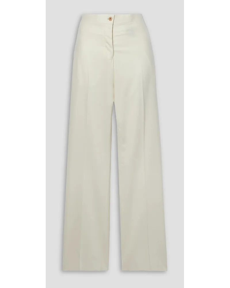 Giuliva Heritage Collection The Janice wool-twill straight-leg pants - White White