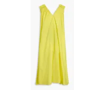 Erosa cotton-poplin maxi dress - Yellow