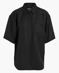 Loulou Studio Moheli twill shirt - Black Black