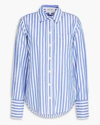 Alex Mill Wyatt striped cotton-poplin shirt - Blue Blue