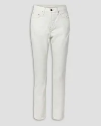 WARDROBE.NYC High-rise straight-leg jeans - White White