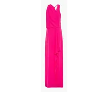 Draped crepe gown - Pink