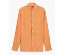 Antonio linen shirt - Orange