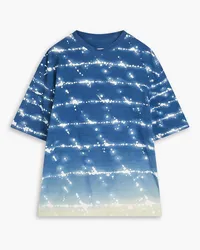 Jil Sander Printed cotton-jersey T-shirt - Blue Blue