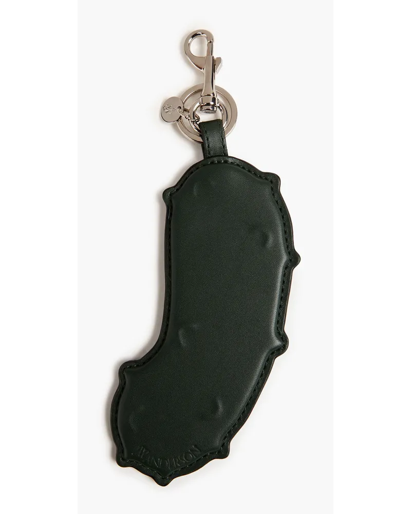 J.W.Anderson Leather keychain - Green Green