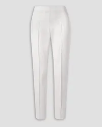 Akris Melissa cotton-blend slim-leg pants - White White