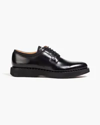 Church's Brandy shell-trimmed leather brogues - Black Black