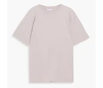 University cotton-jersey T-shirt - Purple