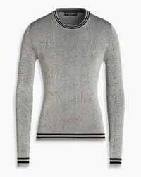 Dolce & Gabbana Mélange silk sweater - Gray Gray