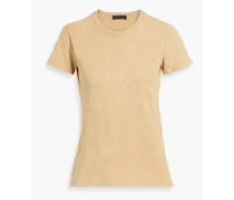 Slub cotton-jersey T-shirt - Neutral