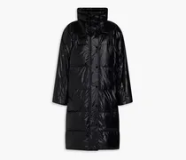 Carter oversized quilted shell coat - Black