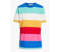 Striped cotton-jersey T-shirt - Multicolor