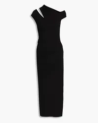 Helmut Lang Cutout jersey dress - Black Black