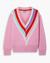 Clements Ribeiro Cricket striped cashmere sweater - Pink Pink