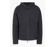 Wool hooded jacket - Gray