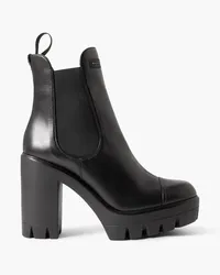 Giuseppe Zanotti Leather platform Chelsea boots - Black Black