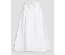 TImolet cotton midi skirt - White