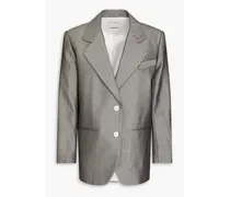 Katerina wool-blend blazer - Gray