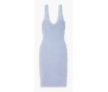 Bodycurl crochet-knit dress - Blue
