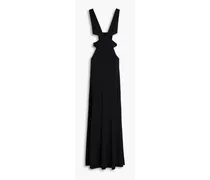 Chrissy cutout jersey maxi dress - Black