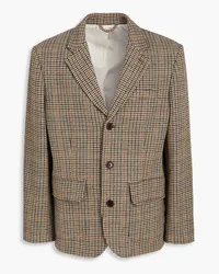 Alex Mill Houndstooth wool-twill blazer - Brown Brown