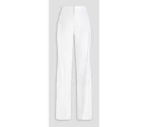 Alice Olivia - Dylan linen-blend wide-leg pants - White