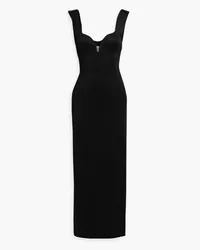 GALVAN Stretch-knit maxi dress - Black Black