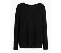 Alice Olivia - Roma bouclé-knit sweater - Black
