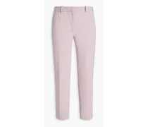 Bing stretch-gabardine slim-leg pants - Pink