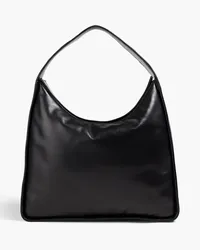 STAND Minnie padded leather shoulder bag - Black Black